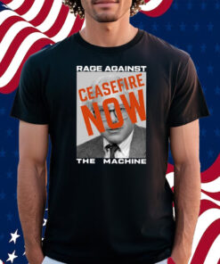 Ally Beardsley Bernie Sanders Rage Against The Machine Ceasefire Now Shirt