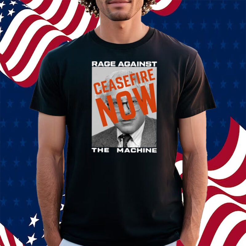 Ally Beardsley Bernie Sanders Rage Against The Machine Ceasefire Now Shirt