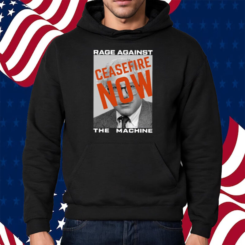 Ally Beardsley Bernie Sanders Rage Against The Machine Ceasefire Now Shirt Hoodie