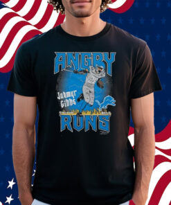 Angry Runs Lions Jahmyr Gibbs T Shirt