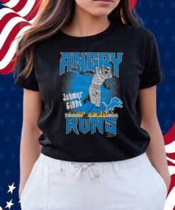 Angry Runs Lions Jahmyr Gibbs T Shirts