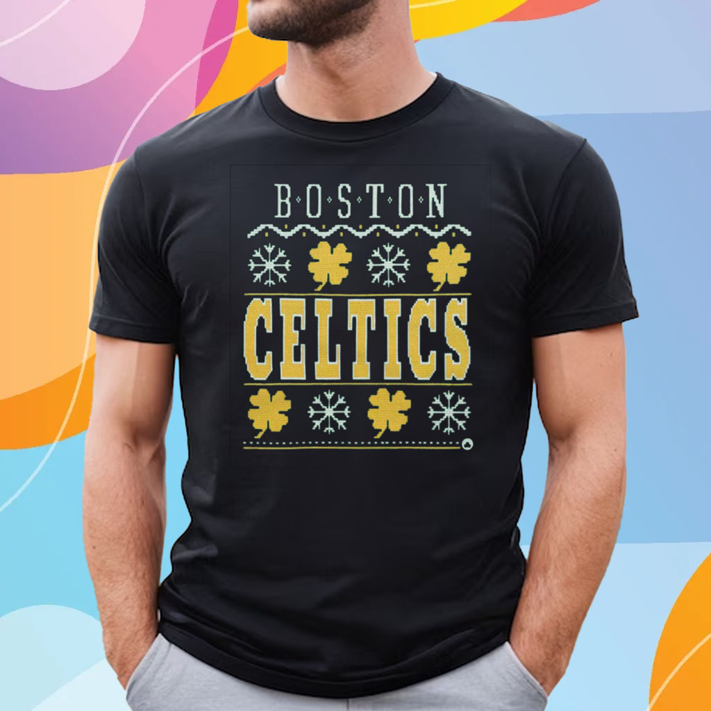 Boston Celtics Holiday Ugly Christmas Sweater Shirt