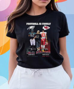 Football Is Family Kelce Brothers Jason Kelce Sexy Batman And Travis Kelce Big Yeti Shirts