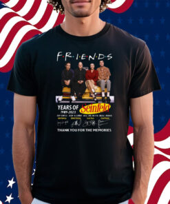 Friends 34 Years Of 1989 – 2023 Seinfeld Thank You For Memories Shirt