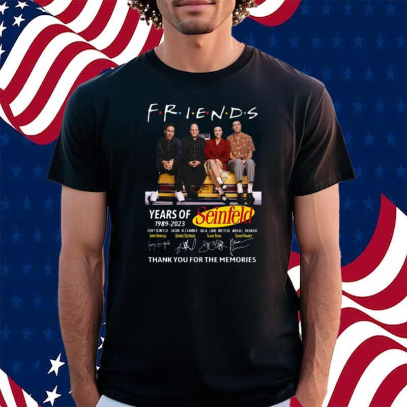 Friends 34 Years Of 1989 – 2023 Seinfeld Thank You For Memories Shirt