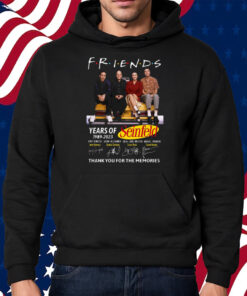 Friends 34 Years Of 1989 – 2023 Seinfeld Thank You For Memories Shirt Hoodie