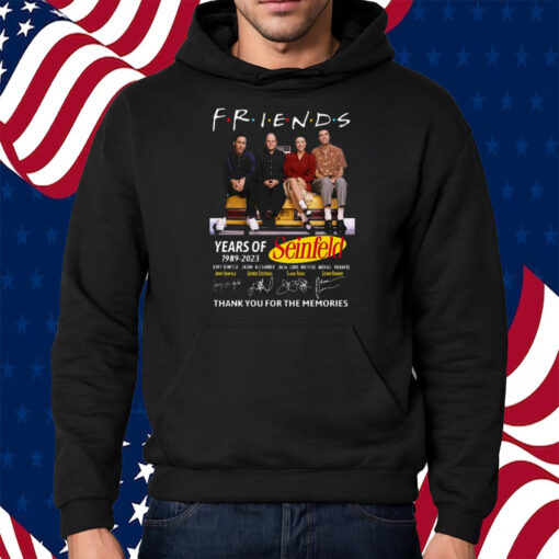 Friends 34 Years Of 1989 – 2023 Seinfeld Thank You For Memories Shirt Hoodie