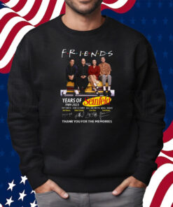 Friends 34 Years Of 1989 – 2023 Seinfeld Thank You For Memories Shirt Sweatshirt