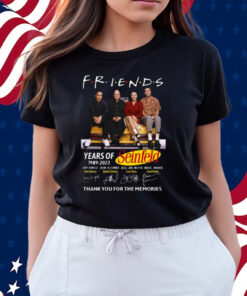 Friends 34 Years Of 1989 – 2023 Seinfeld Thank You For Memories Shirts