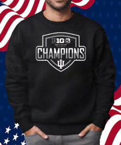 Indiana Hoosiers 2023 Big Ten Men’s Soccer Conference Tournament Champions Locker Room Shirt Sweatshirt