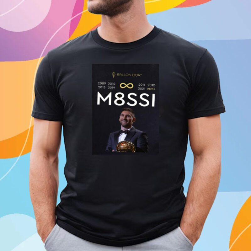 Lionel Messi Wins His Eighth Ballon d’Or In 2023 Infinity shirt