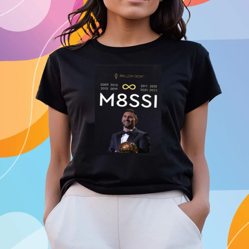 Lionel Messi Wins His Eighth Ballon d’Or In 2023 Infinity shirts