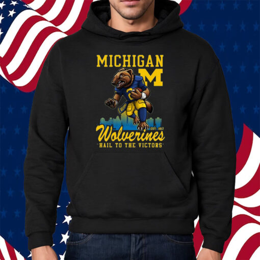 Michigan Wolverines Hail To The Victors Shirt Hoodie