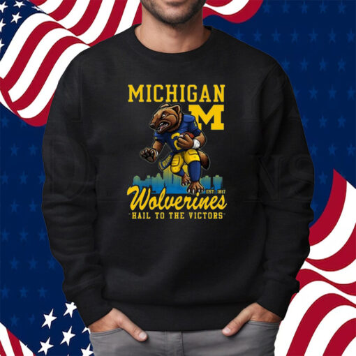 Michigan Wolverines Hail To The Victors Shirt Sweatshirt
