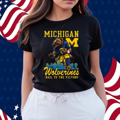 Michigan Wolverines Hail To The Victors Shirts