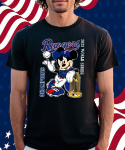 Mickey Rangers 2023 World Series Champions Shirt