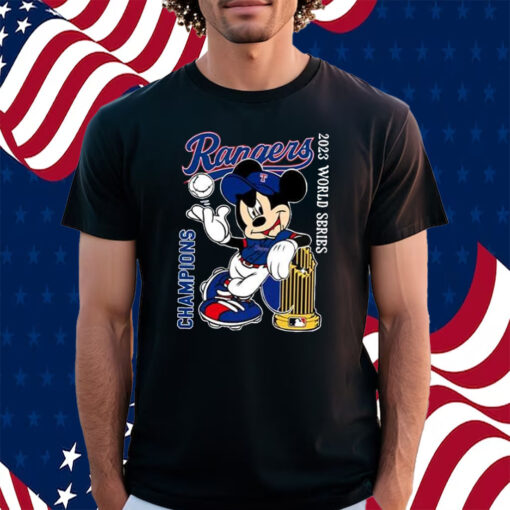 Mickey Rangers 2023 World Series Champions Shirt