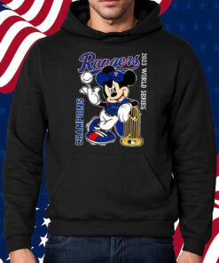 Mickey Rangers 2023 World Series Champions Shirt Hoodie