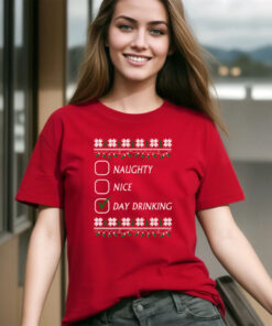 Naughty Nice Day Drinking Shirts