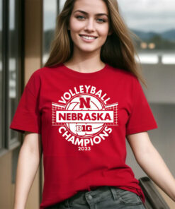 Nebraska Huskers 2023 Big Ten Women’s Volleyball Regular Season Champions Locker Room Shirts