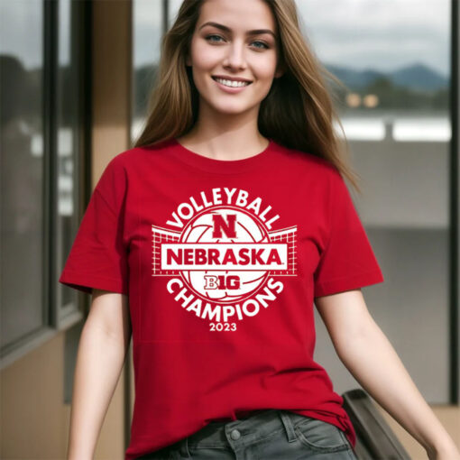 Nebraska Huskers 2023 Big Ten Women’s Volleyball Regular Season Champions Locker Room Shirts