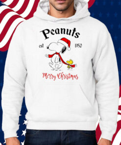 Peanuts Est 1950 Merry Christmas Shirt Hoodie