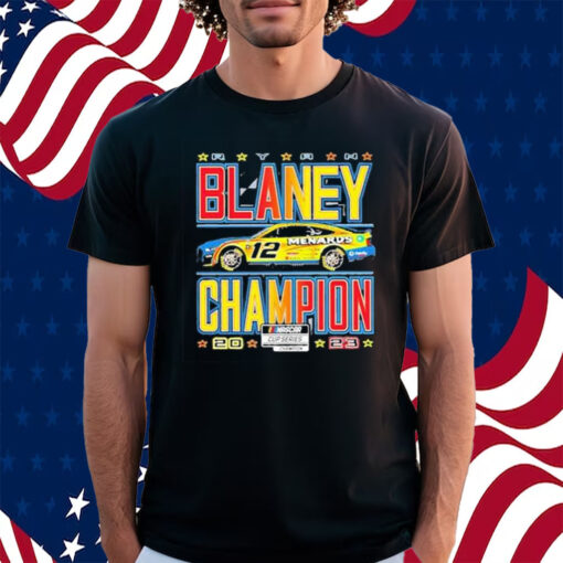 Ryan Blaney 2023 NASCAR Cup Series Champion Trophy Shirt