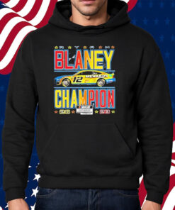 Ryan Blaney 2023 NASCAR Cup Series Champion Trophy Shirt Hoodie