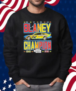 Ryan Blaney 2023 NASCAR Cup Series Champion Trophy Shirt Sweatshirt