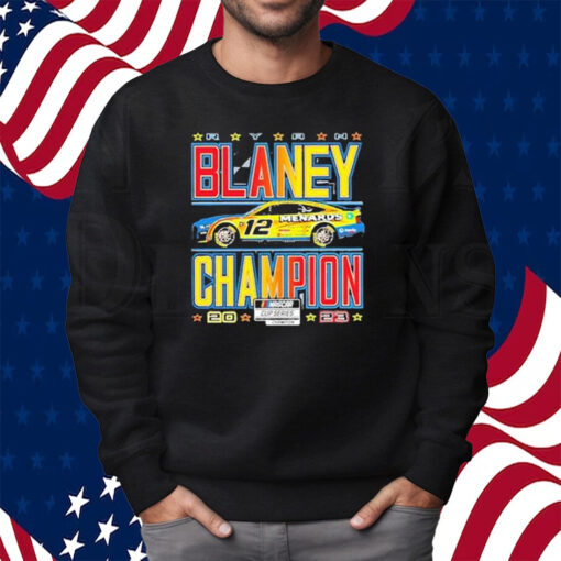 Ryan Blaney 2023 NASCAR Cup Series Champion Trophy Shirt Sweatshirt