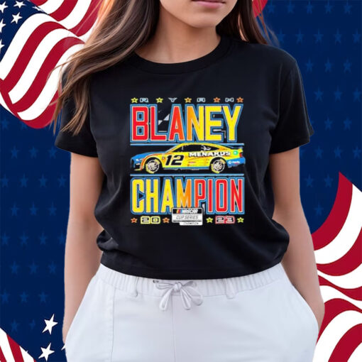 Ryan Blaney 2023 NASCAR Cup Series Champion Trophy Shirts