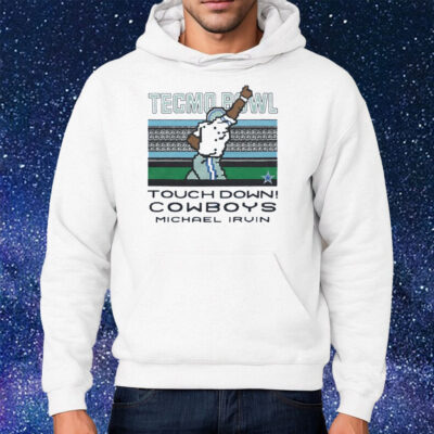 Tecmo Bowl Cowboys Michael Irvin Shirt Hoodie