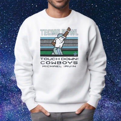 Tecmo Bowl Cowboys Michael Irvin Shirt Sweatshirt