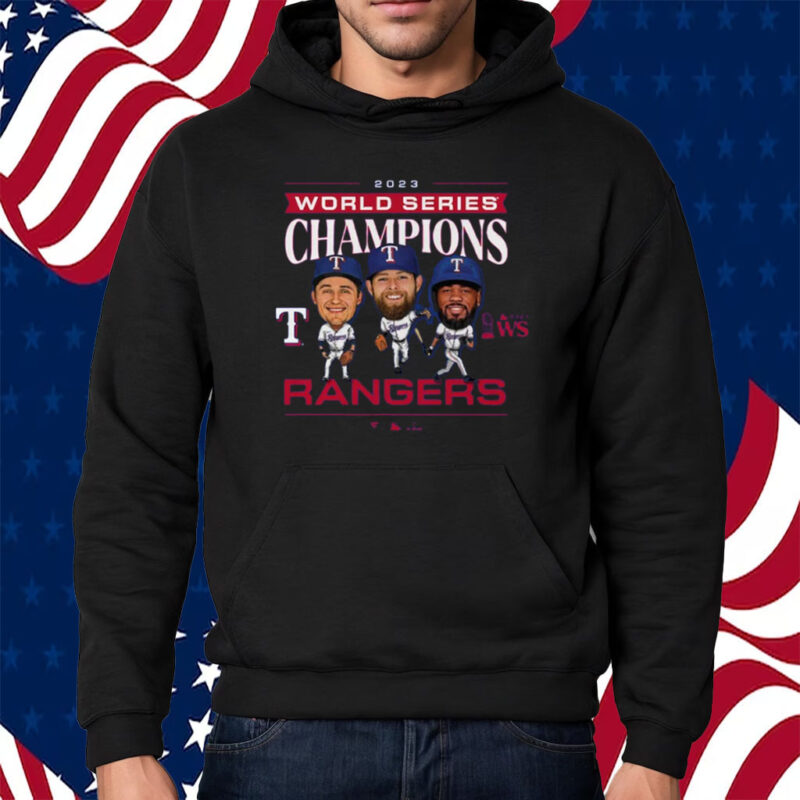 Texas Rangers 2023 World Series Champions Star Players Shirt Hoodie