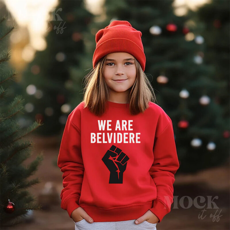 Uaw We Are Belvidere Red Shirt Hoodie