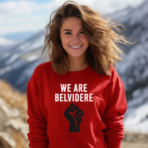 Uaw We Are Belvidere Red Shirt Sweatshirt