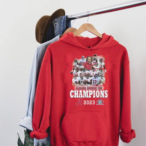 2023 Sec Championship Alabama Crimson Tide Champions T-Shirt Hoodie