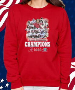 2023 Sec Championship Alabama Crimson Tide Champions T-Shirt Sweatshirt