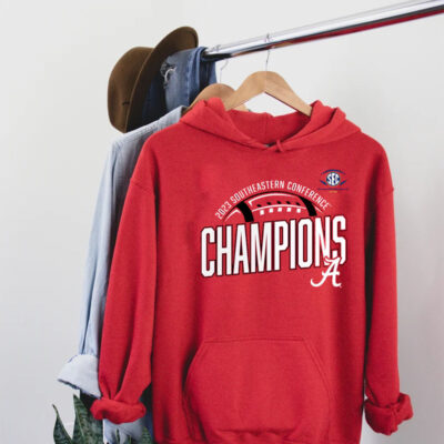 Alabama Crimson Tide Fanatics Branded 2023 Sec Football Conference Champions Shirt Hoodie