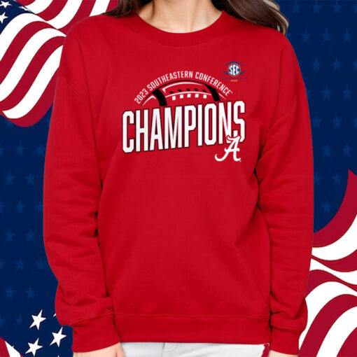Alabama Crimson Tide Fanatics Branded 2023 Sec Football Conference Champions Shirt Sweatshirt