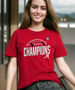 Alabama Crimson Tide Fanatics Branded 2023 Sec Football Conference Champions Shirts