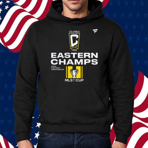 Columbus Crew 2023 Mls Eastern Conference Champions Locker Room Shirt Hoodie