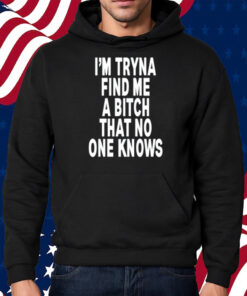 I'm Tryna Find Me A Bitch That No One Knows Shirt Hoodie