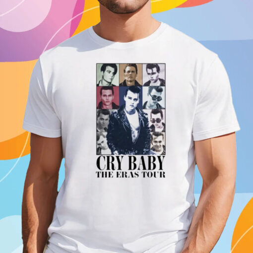 Johnny Depp Cry Baby The Eras Tour Shirt