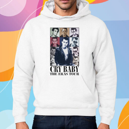 Johnny Depp Cry Baby The Eras Tour Shirt Hoodie