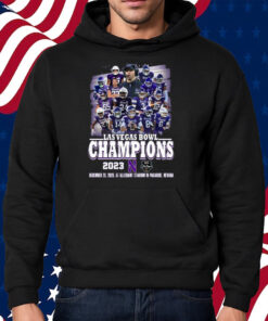 Las Vegas Bowl Champions 2023 Northwestern December 23, 2023 AT Allegiant Stadium In Paradise, Nevada Shirt Hoodie