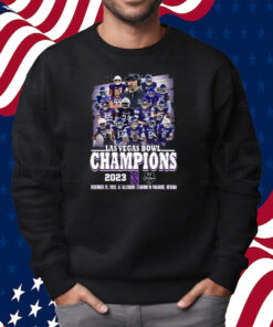 Las Vegas Bowl Champions 2023 Northwestern December 23, 2023 AT Allegiant Stadium In Paradise, Nevada Shirt Sweatshirt