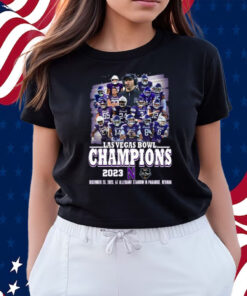 Las Vegas Bowl Champions 2023 Northwestern December 23, 2023 AT Allegiant Stadium In Paradise, Nevada Shirts