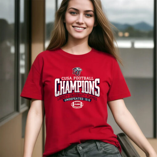 Liberty Flames 2023 C-Usa Football Conference Champions Shirts