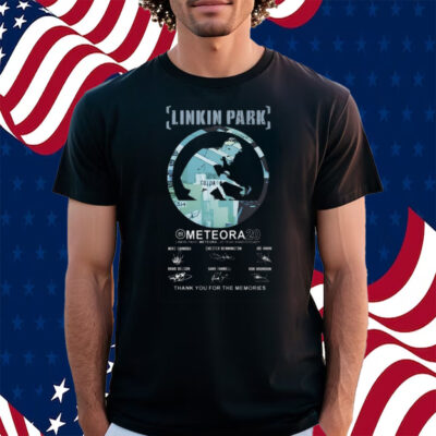 Linkin Park Meteora 20 Years Anniversary Thank You For The Memories Shirt